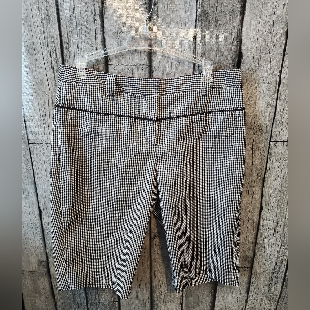 Sport Haley Black‎ & White Plaid/Gingham Shorts